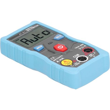 Multimètre numérique ZT-S1, testeur électrique portable mini, mesure tension AC DC, courant, résistance, voltmètre ampèremètre de poche (1/5)