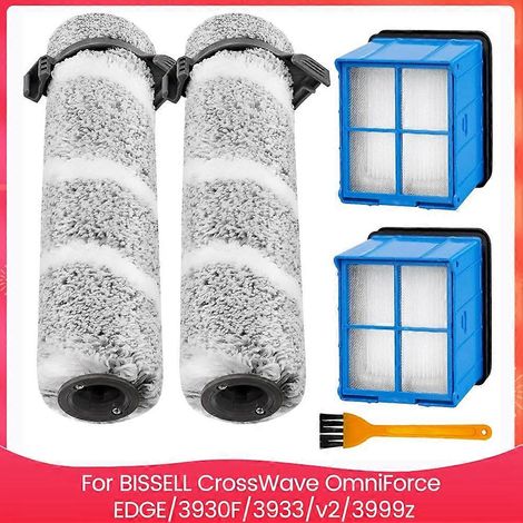 Pièces de rechange pour brosse rotative et filtre pour aspirateur eau et poussière BISSELL CrossWave OmniForce EDGE, 3930F/3933/V2/3999z (1/5)
