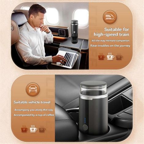 Tragbare Espressomaschine 2 in 1 Kleine Reise-Espressomaschine