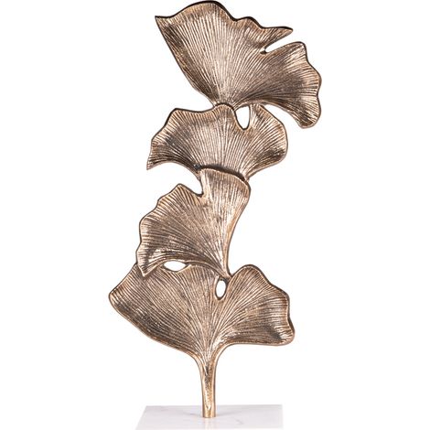 Table Passion - Sculpture Ginkgo fonte or 24x49 cm