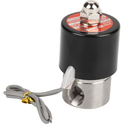 DC 12V G1/4" Stainless Steel 304 Normally Closed Electric Solenoid Valve