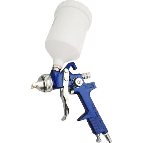 Pistola Spray Vernice Aria 600 ml Pittura Aerografo Spruzzo Ugello 1.7mm HVLP (1/3)