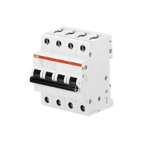 Disjoncteur S204 4P 16A Courbe B Raccordement à vis - 10KA (4Modules) 2CDS254001R0165 ABB 352413
