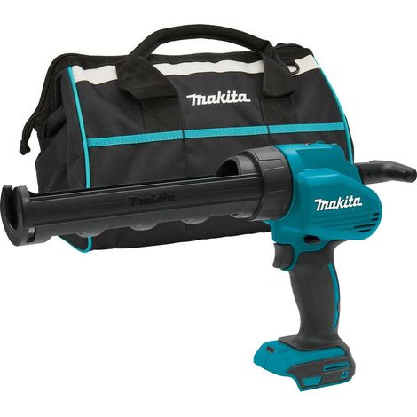Makita DCG180Z 18v Lithium Ion Cordless Caulking Gun 300ml Cartridge Bare + Bag (1/4)