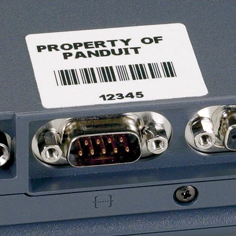 Panduit C200X100YJC etiqueta de impresora Blanco