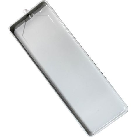 Outdoor Galvanized Steel Air Conditioner Drain Tray, Universal Drain Tray for Condensation Water Collector, 81 x 24 cm (1/5)