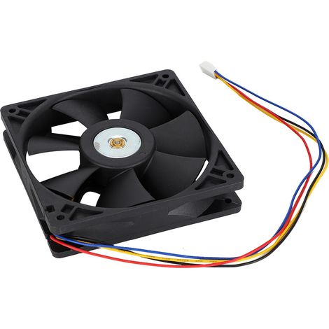 Ventilateur industriel 12 V 12025 12 cm à contrôle de vitesse automatique PWM et débit d'air élevé (1/4)