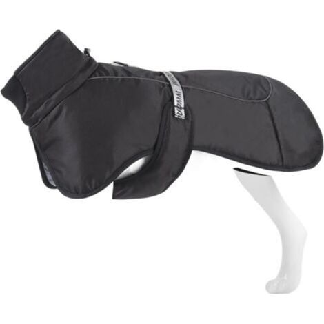 Vetement pour Chien Veste for Chien réfléchissante et Chaude en Hiver,vêtements rembourrés en Coton for Chien Coupe-Vent et imperméables,Noir,6XL (1/5)