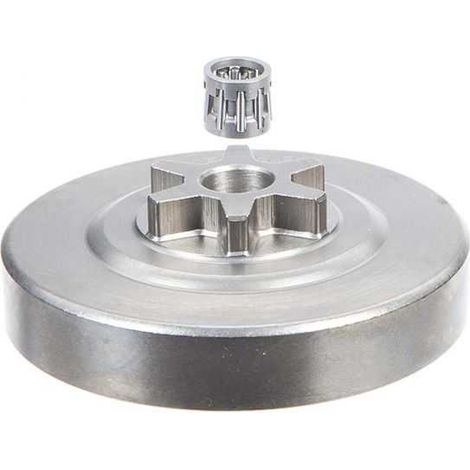 Pignon pour tronçonneuse Echo 3/8" LP. 6 dents. Hauteur cloche 13,3 mm (1/4)