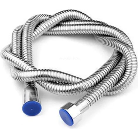 (Tuyau argenté de 1,5 m) Pommeau de douche turbo pour salle de bain, jet puissant haute pression, effet pluie, 5 modes, ensemble de pommeau de douche universel (1/5)