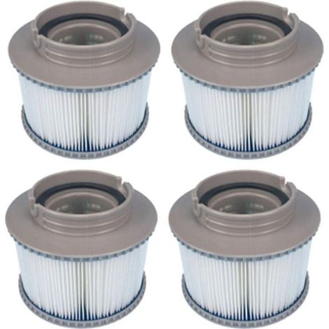 Filtre de remplacement pour MSpa FD2089, pompe à cartouche filtrante pour piscine, sous-marin thermique et spa, 4 pièces (1/4)