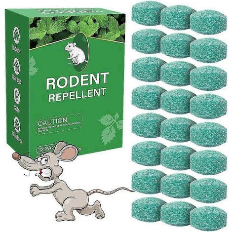 1 pièceBoules répulsives efficaces contre les rats et les souris, appâts pour pièges à rats et souris, boules antimites, comprimés anti-rongeurs pour la lutte contre les rongeurs en intérieur et en ex (1/5)