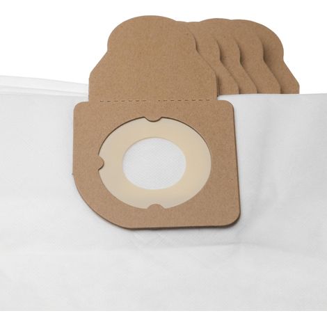 vhbw 20x bolsa compatible con Nilfisk / Alto / Wap Aero 700, 840, 600A, 800A aspiradora - vellón micro, 70,5 cm x 24 cm blanco