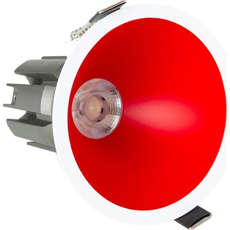 Foco Downlight LED 9W / 12W Cónico Areni Corte Ø 100 mm 2700K Rojo Blanco Cálido 9 W