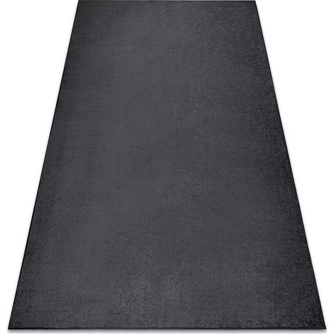 TAPPETO - MOQUETTE SANTA FE nero 98 pianura tinta unita black 100x150 cm