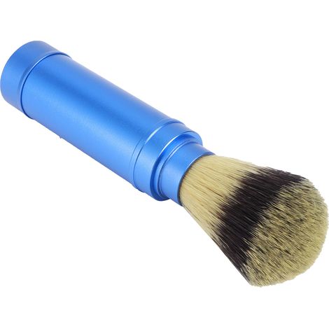 Brosse à barbe portable pour homme, brosse de rasage moussante pour le visage et le nettoyage du visage, outil de soin personnel (1/5)