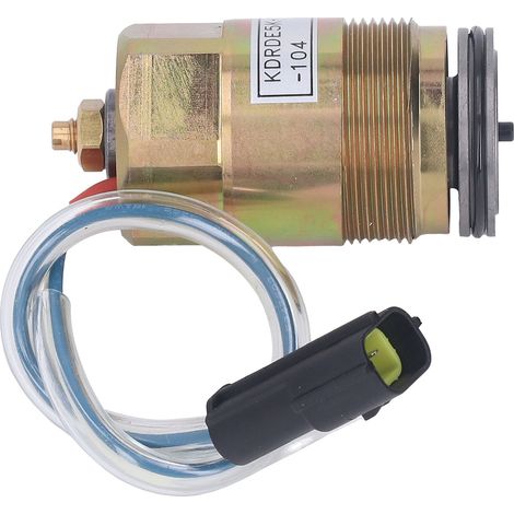 Électrovanne de pompe hydraulique en laiton à 2 broches, haute performance, pour pelle hydraulique KOBELCO SK200 6E (1/5)