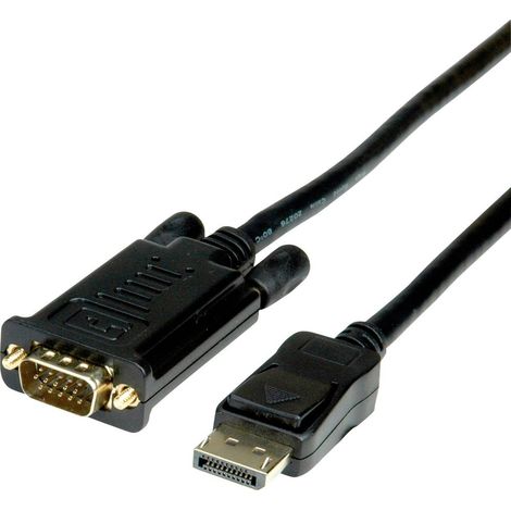 value 11.99.5802 câble Mini DisplayPort vers VGA noir 2 m (1/3)
