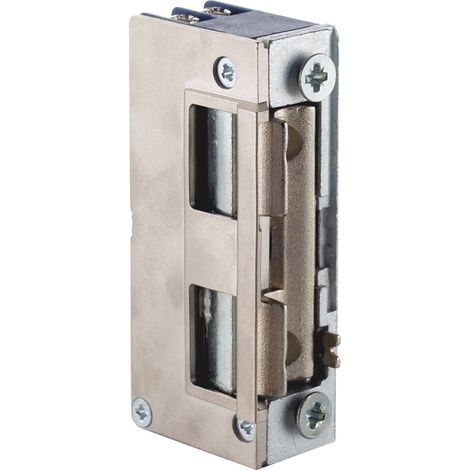 Gâche électrique à encastrer étroite serie 5 avec guide demi tour - Tension (V) : 10/24 - Mode de fonctionnement : Emission de courant - Décondamnation manuelle : Oui - IZYX SYSTEMS (1/3)