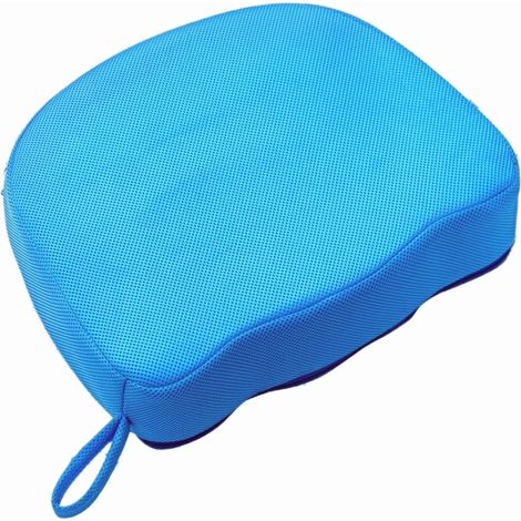 Siège Rehausseur De Bain, 38 x 30 x 13 cm - Coussin Baignoire Antidérapant - Coussin Baignoire Adultes et Enfants à Séchage Rapide - Bain Chaud Intérieur Et Extérieur (U Shape Bleu) (1/5)