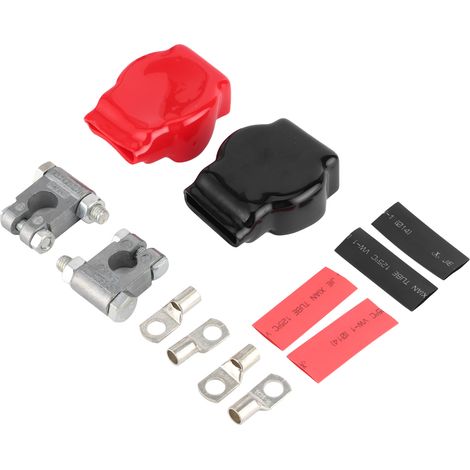 Paire de Bornes de Batterie à Visser pour Voiture Bateau Camping-car Camion Quad SSV – Kit de Connexion Électrique (1/5)