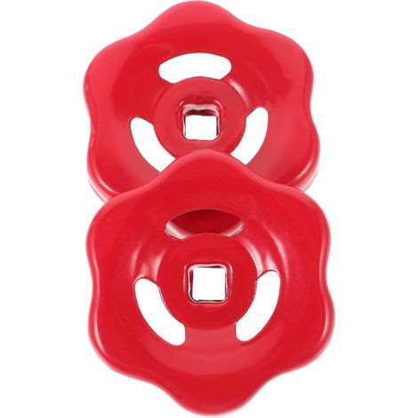 2 Pièces Volant de Vanne Carré Poignée de Robinet (1/5)