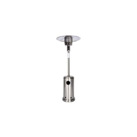 OMBRELLO TERMICO A INFRAROSSI 12 KW INOX  misure ø cm.82x230h.  peso kg.22    SYNTESY