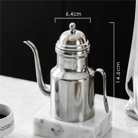 Dispensador de aceite Silver Elegance, 550 ml, acero inoxidable (1/5)