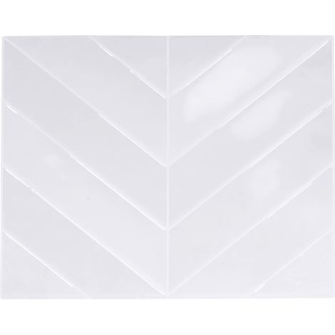 Lot de 4 crédences adhésives motifs chevrons effet Zellige (1/5)