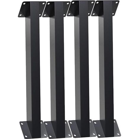 Support d'angle à 45 degrés, kit de Support de connecteur Robuste pour Gazebo, Patio, pergola, cabane,Noir,4pieces (1/5)