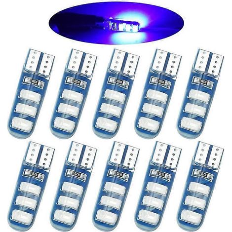 Lot de 100 ampoules LED T10 W5W 5630 blanches à culot W5W pour plafonnier, liseuse de carte et plaque d'immatriculation, 12 V CC (1/5)