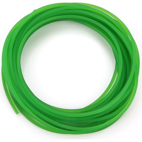Green rough surface polyurethane round belt for drive transmission (3 mm 10m) (1/5)