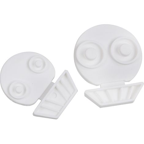 Cache de protection pour port de charge Tesla Model 3/Y, étanche à l'eau et à la poussière, accessoire de voiture - blanc (1/4)