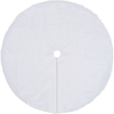 Jupe de sapin de Noël - blanc pur, parfaite pour la décoration de Noël - 78 cm, 1 pièce