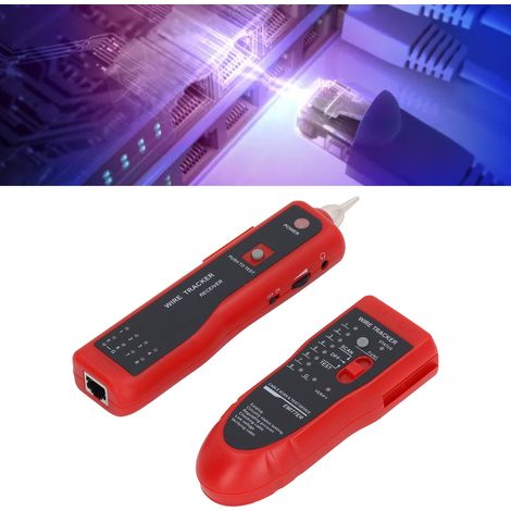 MJ-868 PoE : Détecteur de câbles multifonctionnel, outil de traçage de câbles, testeur de réseau, outil de connexion et d'appairage. (1/5)