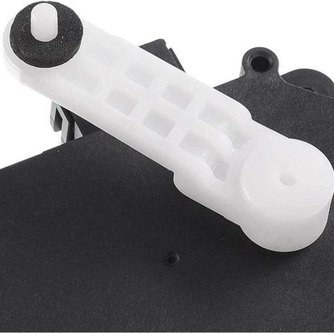 A black plastic shock absorber actuator for motor vehicles with part numbers 604-882 and 79170-SDA-A41.--BIEMMEDUE (1/5)