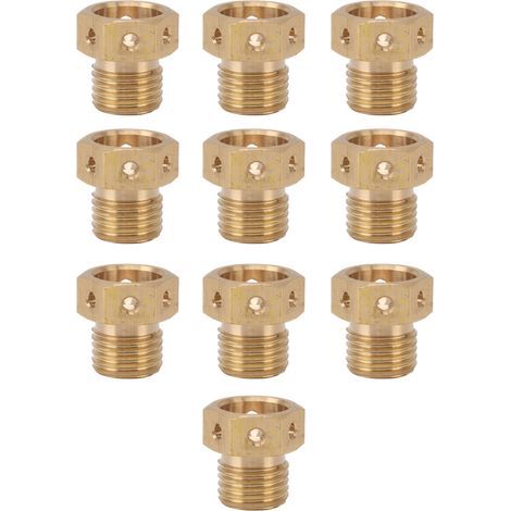 Buse de brumisation en laiton à trous multiples, Anti-Corrosion, buses d'eau fine pour système de refroidissement, jardin et pelouse M14x1, 5, 10 pièces (1/5)