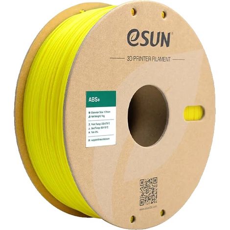 Filamento per stampante 3D, materiale ABS, design anti-groviglio, giallo (1/2)