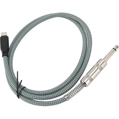 Câble Stéréo 1/4 Mâle vers USB C Mâle, Puce DAC HIFI 24 Bits 96 KHz, plaqué or, Compatible avec S22 S21 S20, 5 4 4XL, 6, P60 40 Mate40, XZ1 XZ2 XA2 Ultra, pour (5M / 16.4Ft) (1/5)