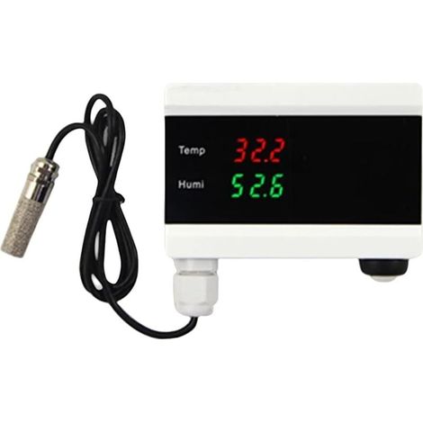 Capteur de Température et D'Humidité Tuya WIFI pour Maison Intelligente avec Écran LCD Contrôleur de Thermostat Domestique (1/5)