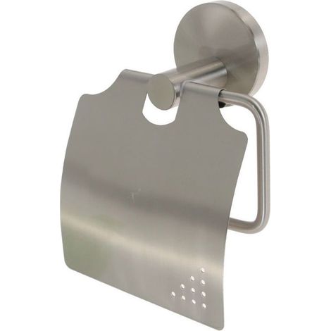 Cleafe - Porta Rotolo Per Carta Igienica In Acciaio Satinato Accessori Arredo Bagno 87909 - (1/5)