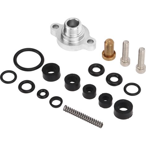 Kit de joint de ressort de décharge de pression de carburant DD-9H323-7.3, adapté aux moteurs diesel Ford 7.3L Powerstroke (modèles 1999-2003), argent. (1/5)