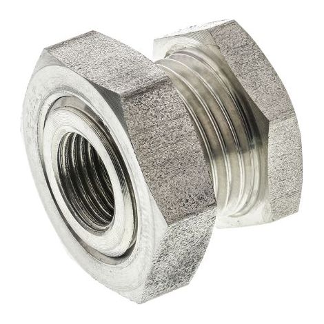 Adaptateur traversée de cloison Droit Legris G Femelle 1/8pouce ( Prix pour 1 )