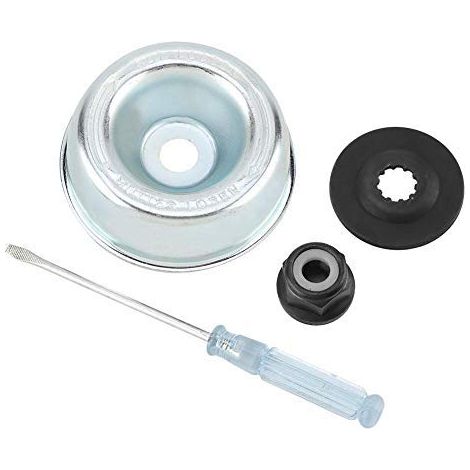 Kit di manutenzione per tosaerba Stihl: rondella di spinta + piastra di supporto + dado di fissaggio + cacciavite + adattatore per lama