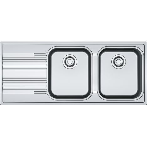 Franke Smart SRX 621. Tipo di lavello: Lavello ad incasso, Forma del lavandino: Rettangolare, Materiale del lavandino: Acciaio inox. Larghezza: 1160 mm, Profondità: 500 mm, Larghezza... - 101.0356.895 (1/2)