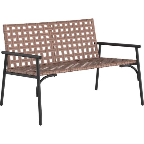 Maison Exclusive - Gartenstuhl Braun 110,5 x 79 x 75,5 cm Poly-Ra