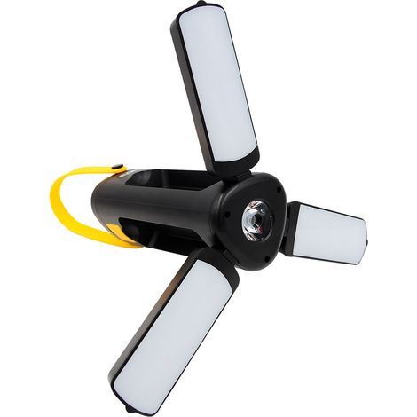 Lanterna solare pieghevole ricaricabile tramite USB (4,2 W 6500 K 300 lm) IP42 Nero (1/5)