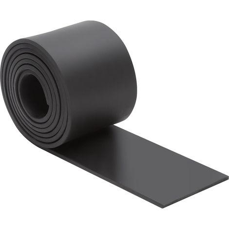 CCYKXA3mm x 50mm x 1m Rubber Strip, Solid Rubber Seal, Anti-Slip Rubber Roll and Anti-Vibration Mat, Rubber Plate for Doors and Windows (1/5)
