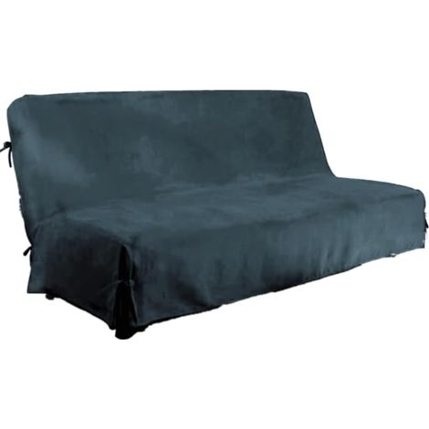 Sofa Cover Clic Clac 140 x 200, Armless Sofa Cover, Convertible Sofa Cover (Grey) (1/5)