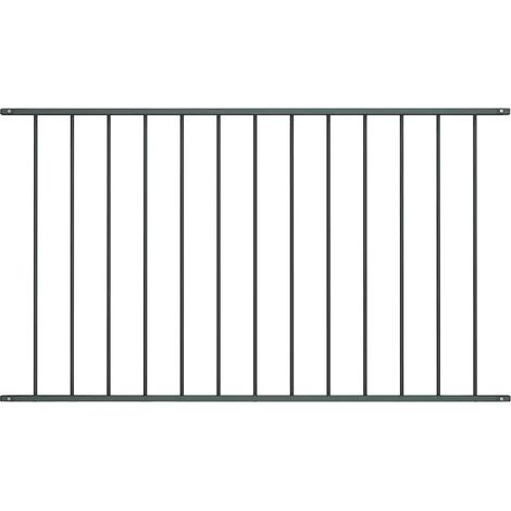 Panneau de clôture, acier revêtu de poudre, design résistant aux intempéries, Type1 (1/2)